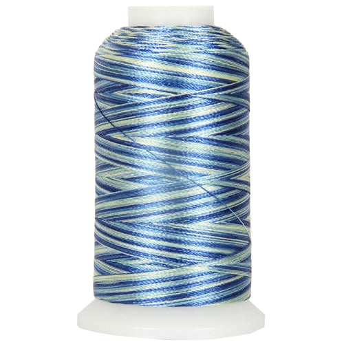 Multicolor Polyester Embroidery Thread  Variegated Embroidery Thread —