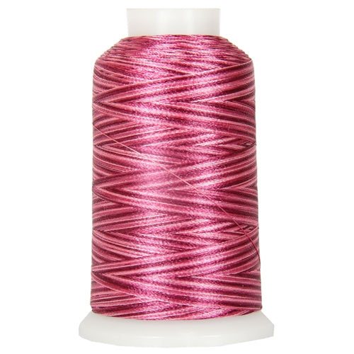 Multicolor Polyester Embroidery Thread No. 14 - Variegated Wine Garden - Threadart.com