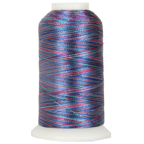 Multicolor Polyester Embroidery Thread No. 24 - Variegated Jewels - Threadart.com