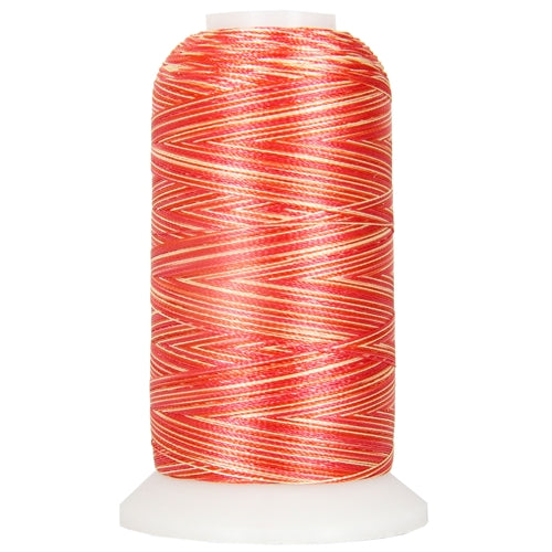 Multicolor Polyester Embroidery Thread No. 5 - Variegated Sunrise - Threadart.com
