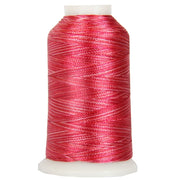 Multicolor Polyester Embroidery Thread No. 7 - Variegated Roses - Threadart.com