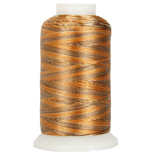 Multicolor Polyester Embroidery Thread No. 8 - Variegated Sands