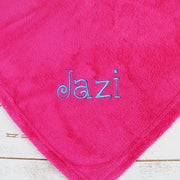 Plush Fleece Blanket - Hot Pink - Threadart.com