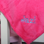 Plush Fleece Blanket - Hot Pink - Threadart.com