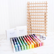 120 Color Embroidery Machine Starter Bundle With Thread, Rack, Stabilizer, & Bobbins - Threadart.com
