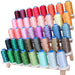 40 Colors Polyester Embroidery Thread Set- 1000M Cones - Set C - Threadart.com