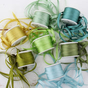 4mm Silk Ribbon Set - Oceanview Shades - Seven Spool Collection - Threadart.com