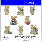 Machine Embroidery Designs -  Bears(2) - Threadart.com