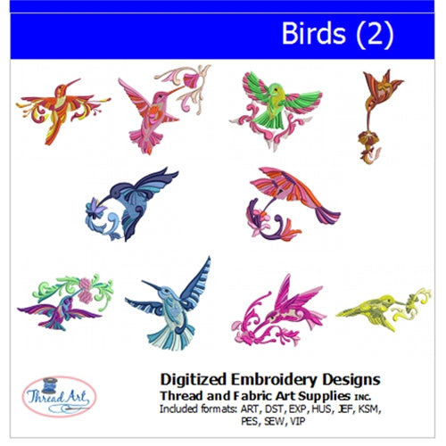 Machine Embroidery Designs - Birds(2) - Threadart.com