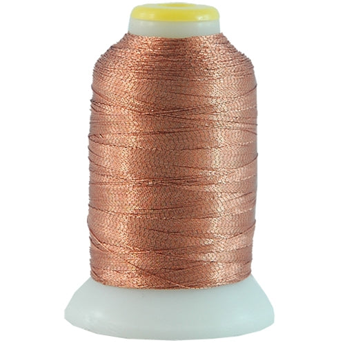 Metallic Thread - No. L39 - Copper - 500 Meter Cones - Threadart.com