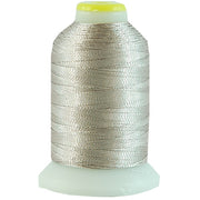 Metallic Thread - No. L3 - Platinum  - 500 Meter Cones - Threadart.com