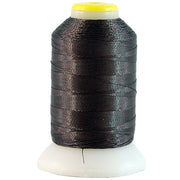 Metallic Thread - No. L95 - Dark Brown - 500 Meter Cones - Threadart.com