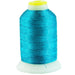 Metallic Thread - No. L70 - Aqua Blue - 500 Meter Cones - Threadart.com