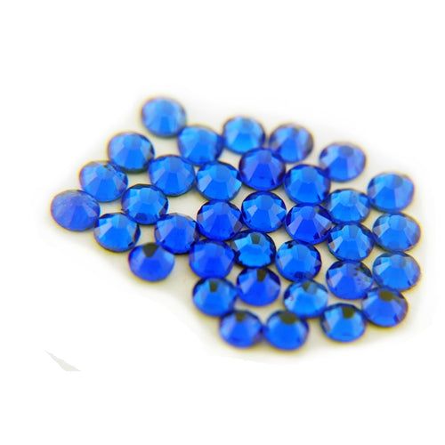 Machine Cut Hot Fix Rhinestones - SS6 -Cobalt - Threadart.com