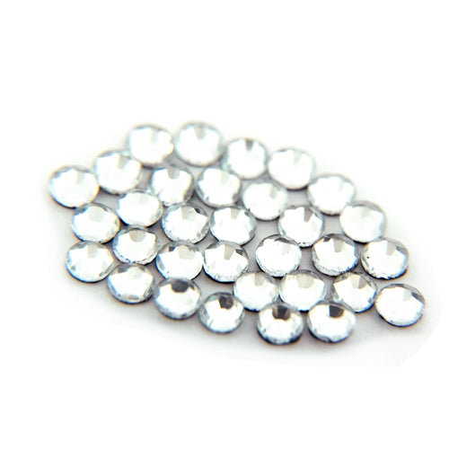 Machine Cut Hot Fix Rhinestones - SS8 -Crystal - Threadart.com