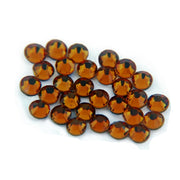 Machine Cut Hot Fix Rhinestones - SS10 - Smoked Topaz - Threadart.com