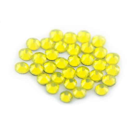Threadart Machine Cut Hot Fix Rhinestones Ss16 (4mm) Lemon 5 Gross (720 stones/pkg) Hotfix Rhinestones - 25 Colors and 5 Sizes Available, Yellow
