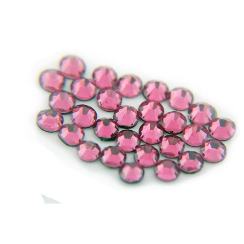 Machine Cut Hot Fix Rhinestones - SS20 - Fuchsia - Threadart.com
