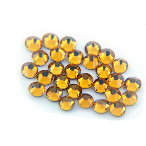 Machine Cut Hot Fix Rhinestones - SS20 - Topaz - Threadart.com
