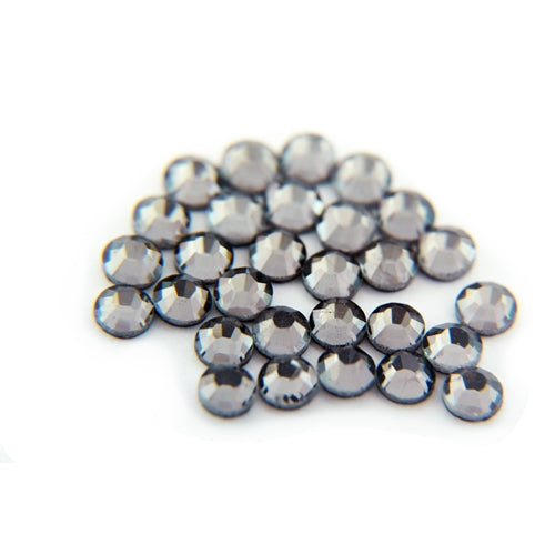 Machine Cut Hot Fix Rhinestones - SS30 - Black Diamond - Threadart.com