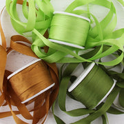 7mm Silk Ribbon Set - Nature Shades - Three Spool Collection - Threadart.com