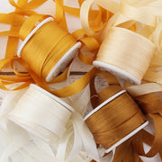 7mm Silk Ribbon Set - Warm Colors - Four Spool Collection - Threadart.com