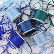 2mm Silk Ribbon Set - Blue Shades - Five Spool Collection - Threadart.com