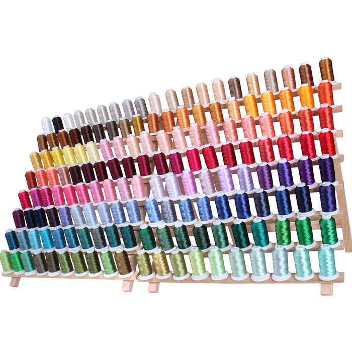 160 Cones of 500M Polyester Machine Embroidery Thread - All Colors - Threadart.com