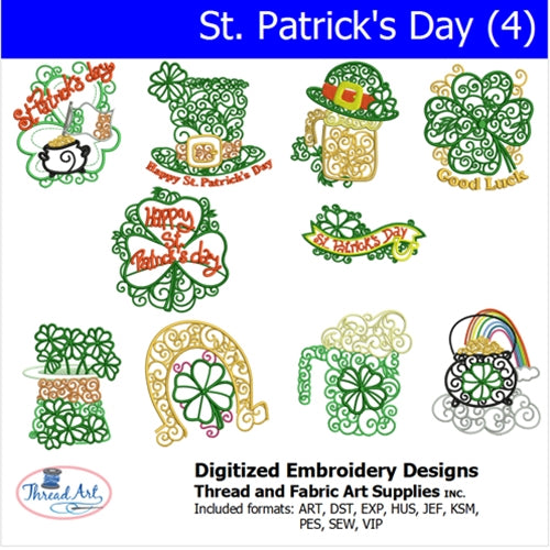 Machine Embroidery Designs - St Patricks Day(4) - Threadart.com