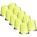 10 Drawstring Tote Bags - Yellow - Threadart.com