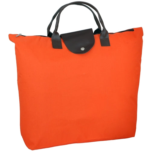 Foldable Shopping Bag Oxford - Orange - Threadart.com