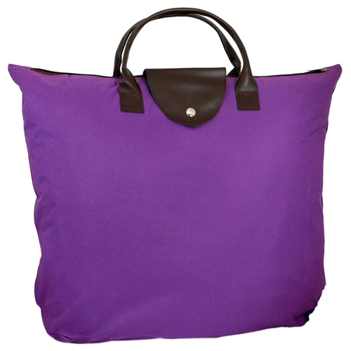 Foldable Shopping Bag Oxford - Purple - Threadart.com