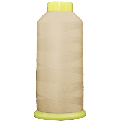 Large Polyester Embroidery Thread No. 104 - Natural - 5000 M - Threadart.com