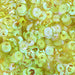 Loose Cup Iridescent Sequins - 4mm - Lemon - 5 Gross - Threadart.com