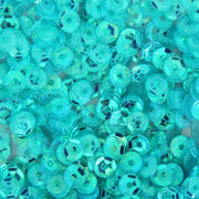 Loose Cup Iridescent Sequins - 4mm - Sky Blue - 5 Gross - Threadart.com