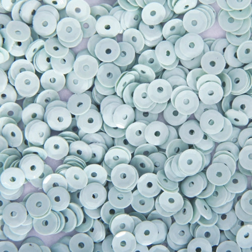 Loose Cup Pastel Sequins - 4mm - Light Blue - 5 Gross - Threadart.com