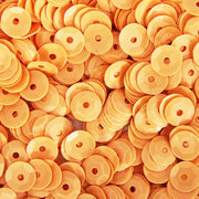 Loose Cup Pastel Sequins - 6mm - Peach - 5 Gross - Threadart.com