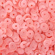 Loose Cup Pastel Sequins - 6mm - Pink - 5 Gross - Threadart.com