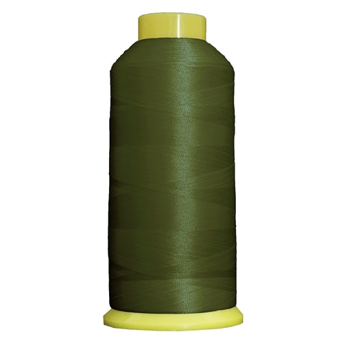 Large Polyester Embroidery Thread No. 223 - Dk Avocado - 5000 M - Threadart.com