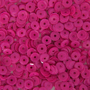 Loose Cup Neon Sequins - 4mm - Magenta - 5 Gross - Threadart.com