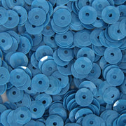 Loose Cup Neon Sequins - 6mm - Blue - 5 Gross - Threadart.com