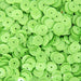 Loose Cup Neon Sequins - 6mm - Lime Green - 5 Gross - Threadart.com