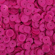 Loose Cup Neon Sequins - 6mm - Magenta - 5 Gross - Threadart.com