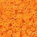Loose Cup Neon Sequins - 6mm - Orange - 5 Gross - Threadart.com