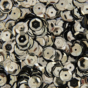 Loose Cup Metallic Sequins - 6mm - Pewter - 5 Gross - Threadart.com