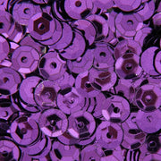 Loose Cup Metallic Sequins - 6mm - Purple - 5 Gross - Threadart.com
