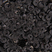 Loose Cup Hologram Sequins - 4mm - Black - 5 Gross - Threadart.com