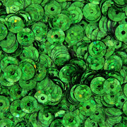 Loose Cup Hologram Sequins - 6mm - Green - 5 Gross - Threadart.com