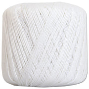 Cotton Crochet Thread - Size 3 - White- 140 yds - Threadart.com