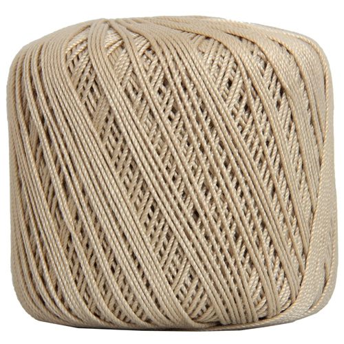 Cotton Crochet Thread - Size 3 - Tan- 140 yds - Threadart.com